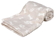 Fleece hundetæppe tæppe Beige 100 x 150 cm